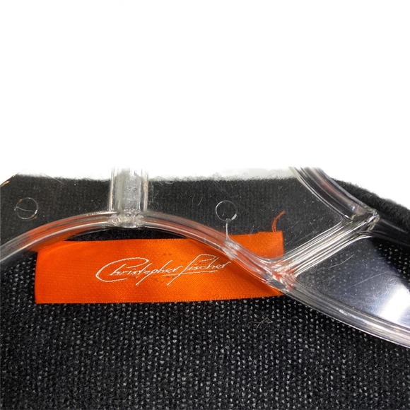 Christopher Fischer Women's Cardigan Cashmere Long Sleeve Black Open Front M/L - Picture 3 of 4